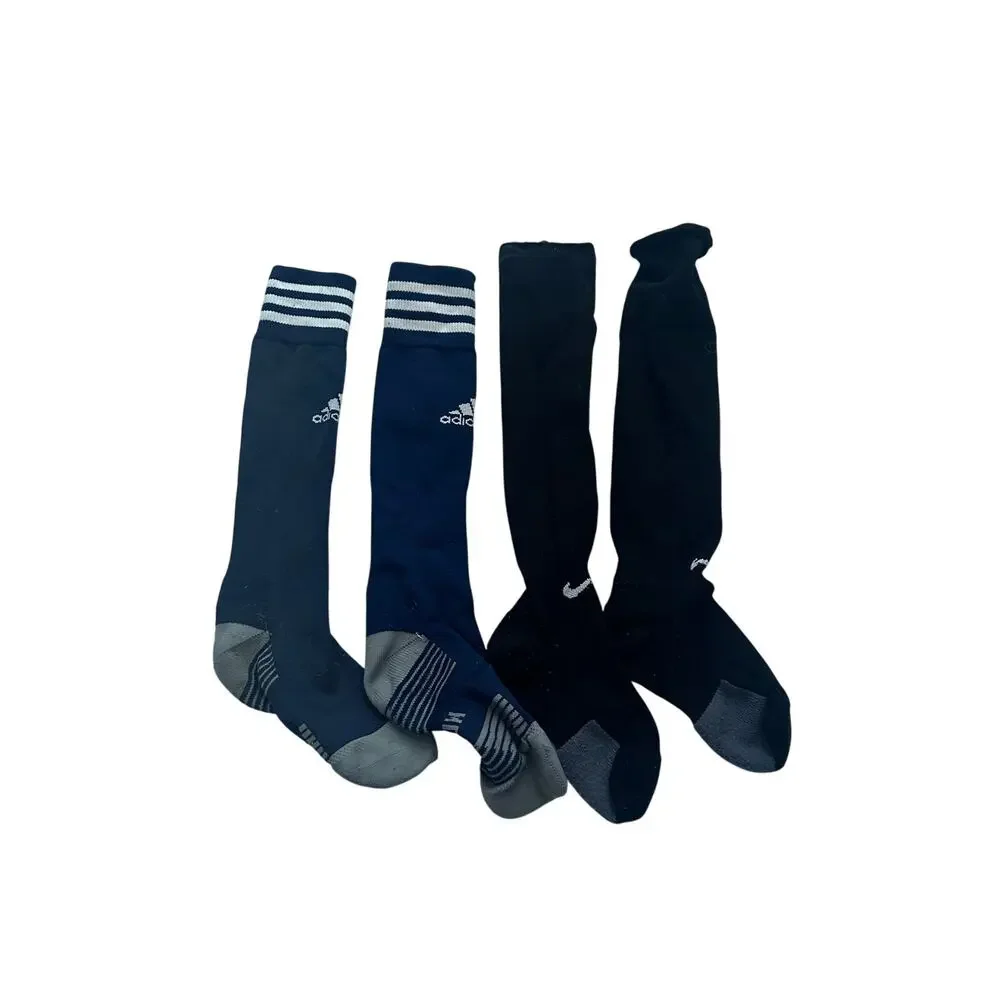 Youth Medium Soccer Sock Bundle - Adidas and Nike
